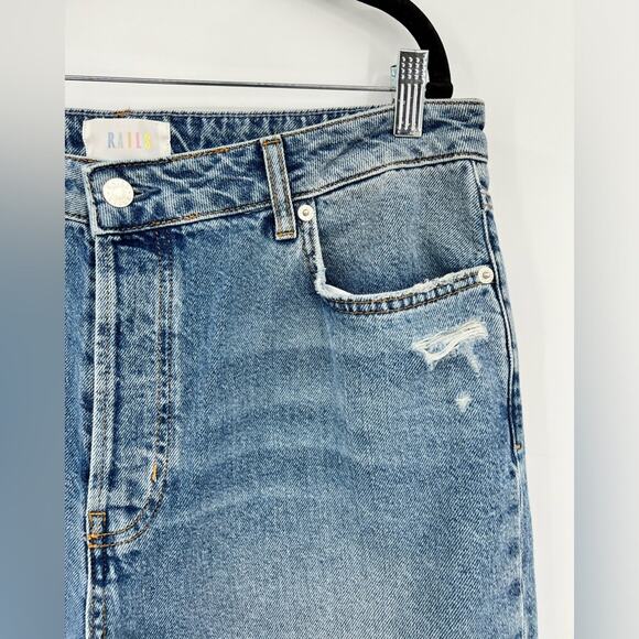 Rails Blue High Rise Women Jeans - Picture 12 of 14